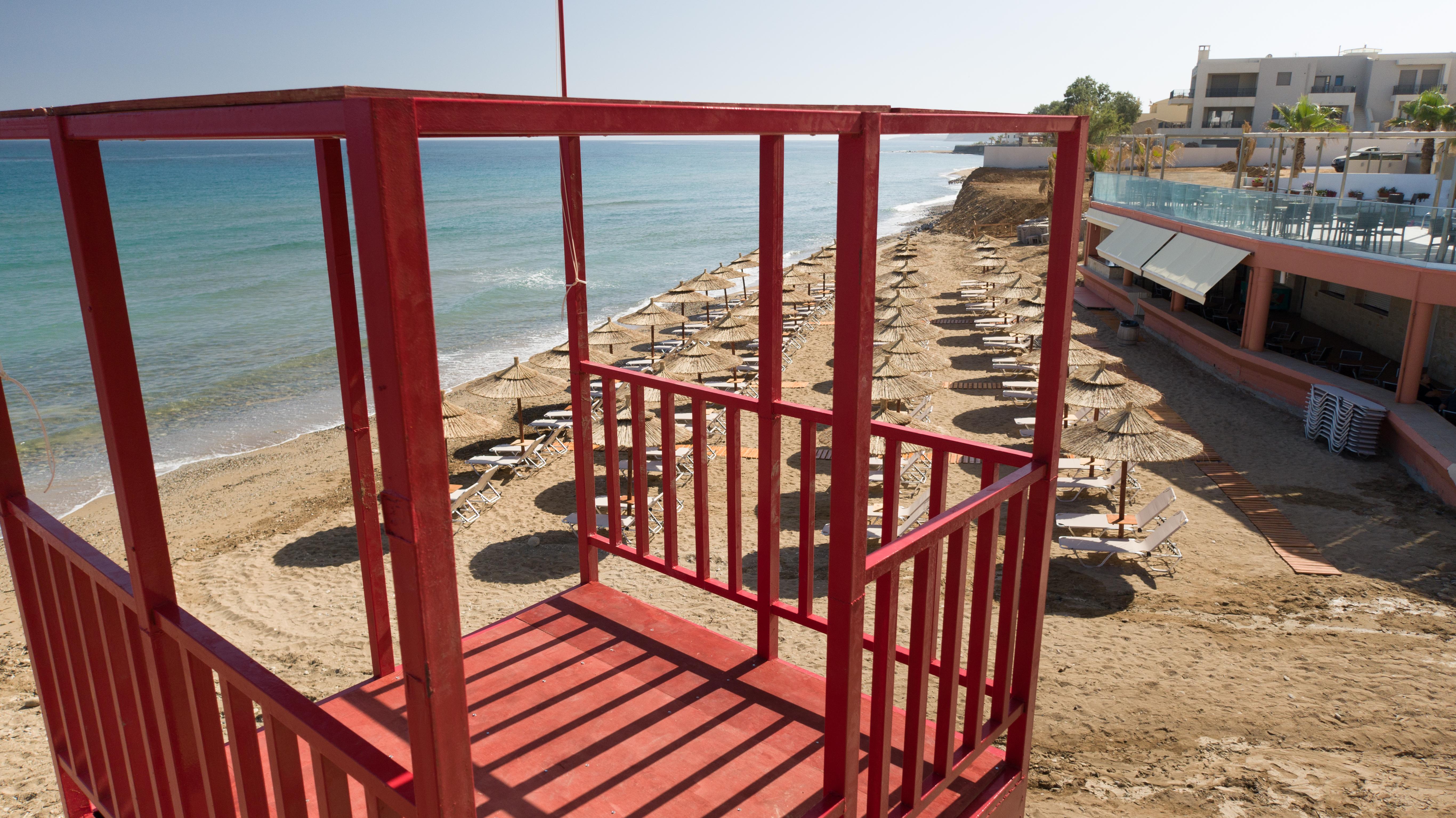 Dedalos Beach Hotel Sfáka Exterior foto